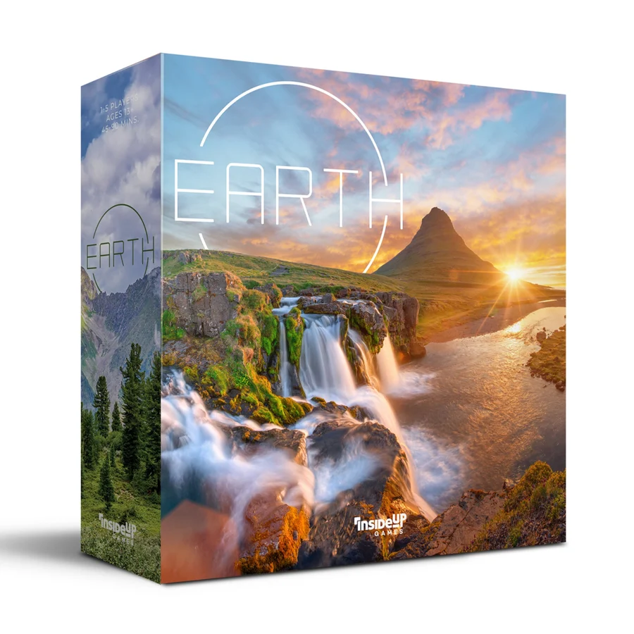 Earth board game box cover