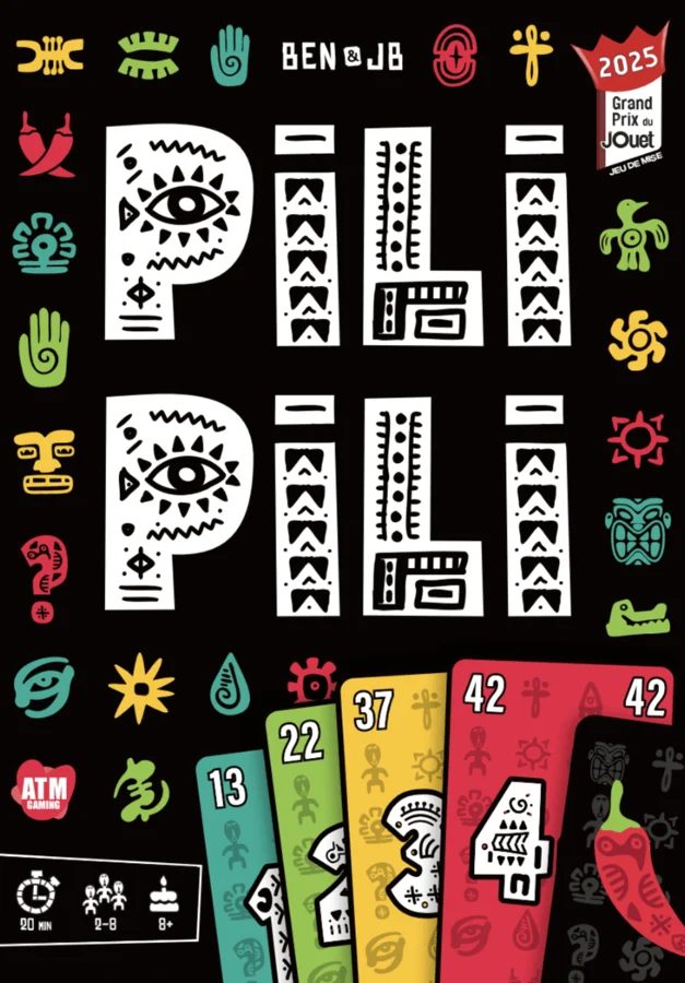 Pili Pili card game box cover